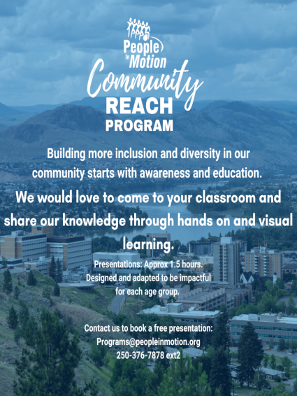 Community Reach program poster